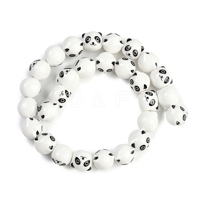 Handmade Porcelain Beads Strands PORC-P029-02A-1