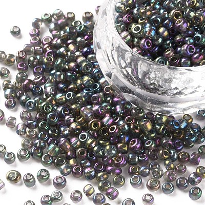 Round Glass Seed Beads SEED-A007-3mm-172-1