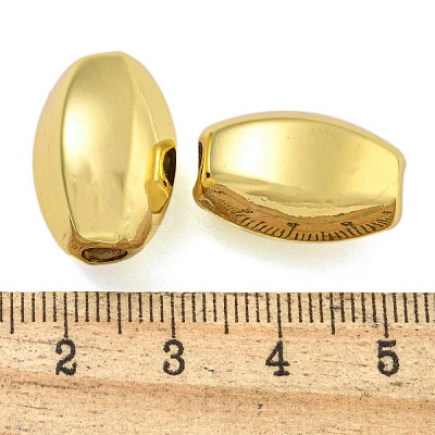 Rack Plating Brass European Beads KK-I718-31A-G-1