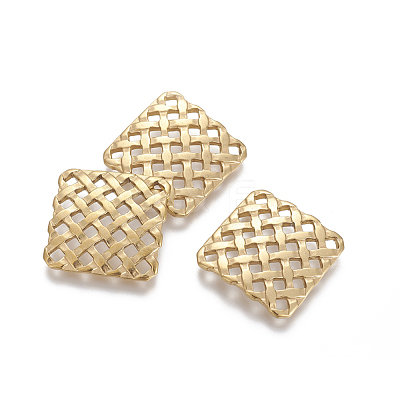 PVD Vacuum Plating 304 Stainless Steel Filigree Joiners STAS-I105-01G-1