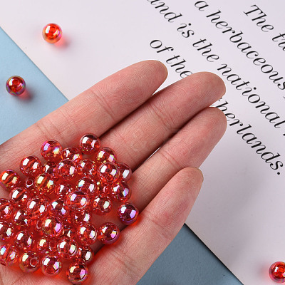 Transparent Acrylic Beads MACR-S370-B8mm-712-1