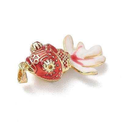 Ocean Brass Enamel Pendants RB-CBA2CEF-03G-03-1