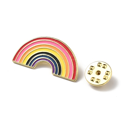 Rainbow Enamel Pins JEWB-C044-09G-1