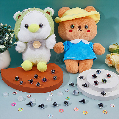 Resin Doll Eyes Cabochons DIY-FH0009-78-1