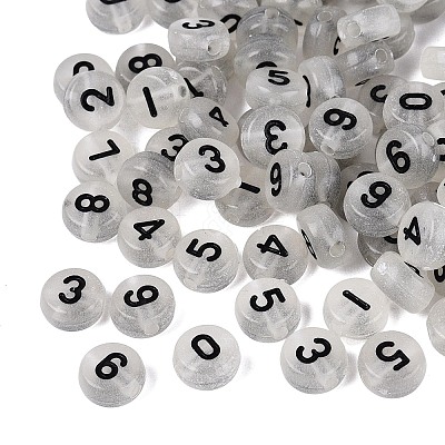 Luminous Transparent Acrylic Beads TACR-Q013-06A-1