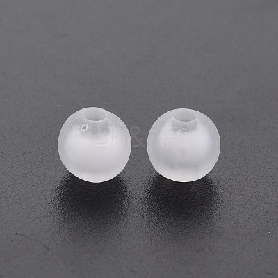 Frosted Acrylic Beads FACR-Q006-12mm-01-1