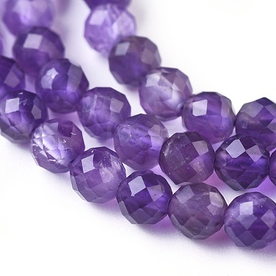 Natural Amethyst Beads Strands G-F619-46C-1