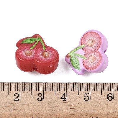 Opaque Acrylic Beads LS-SACR-B008-01B-1