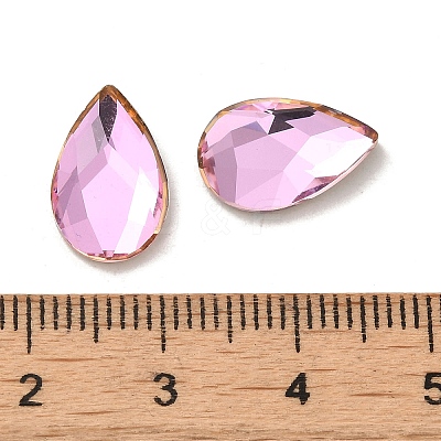 Glass Rhinestone Cabochons RGLA-P037-15A-D223-1