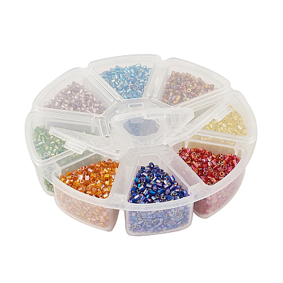 11/0 Two Cut Round Hole Glass Seed Beads SEED-YS0001-01-1