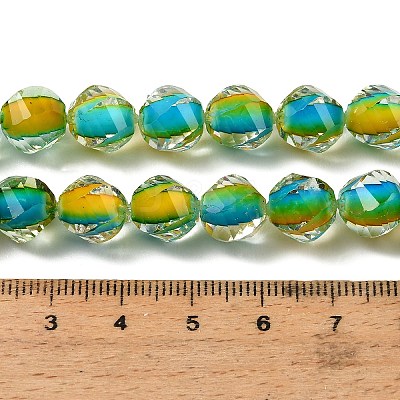 Two Tone Resin Beads Strands GLAA-T035-02A-1