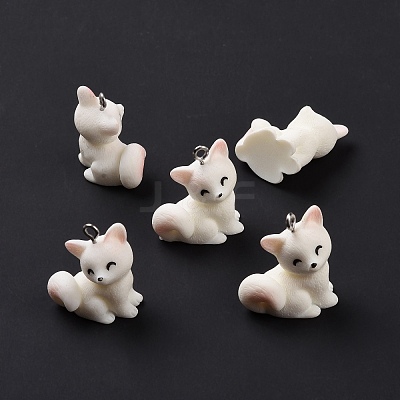 Opaque Resin Pendants LS-RESI-D057-17P-1