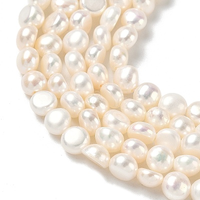 Natural Cultured Freshwater Pearl Beads Strands PEAR-C004-15-1