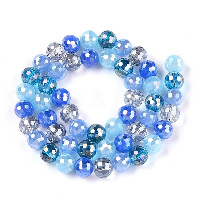 Electroplate Glass Bead Strands X-GLAA-Z006-01I-1
