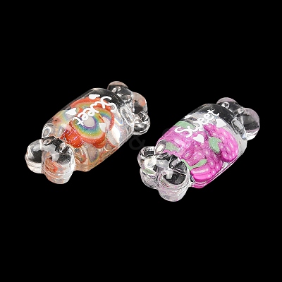 Transparent Resin Pendants CRES-Z003-01-1