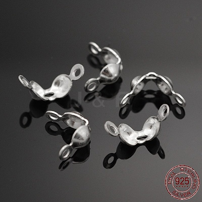 925 Sterling Silver Bead Tips STER-E040-03B-1