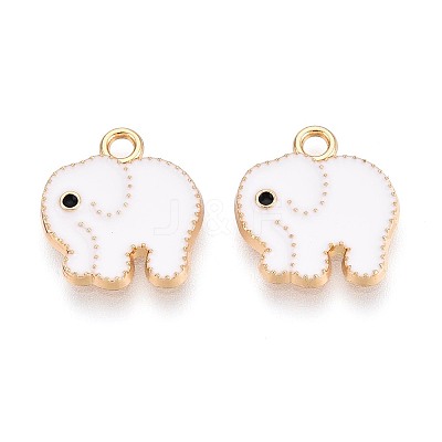 Alloy Enamel Charms PALLOY-T092-31G-02-1