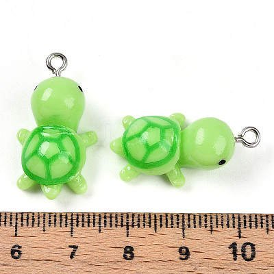 Resin with Iron Pendants RESI-T057-20-1