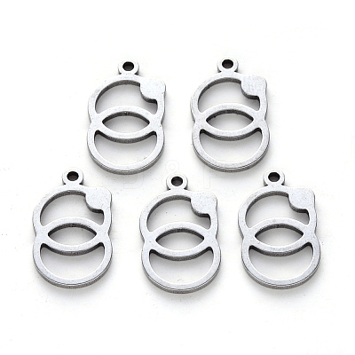 Non-Tarnish 304 Stainless Steel Pendants STAS-N092-77-1