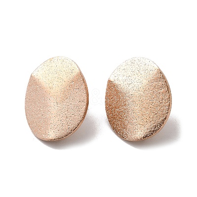 Ion Plating(IP) 304 Stainless Steel Stud Earrings Findings STAS-B041-04RG-1