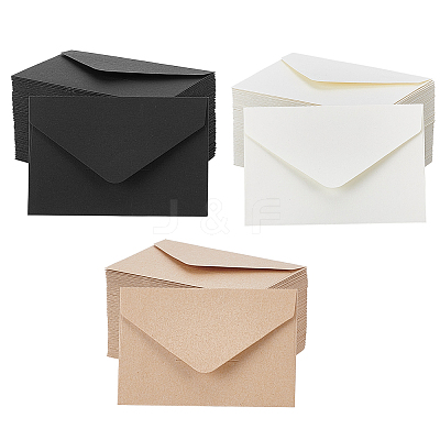 300Pcs 3 Colors Paper Envelopes AJEW-GO0005-62-1