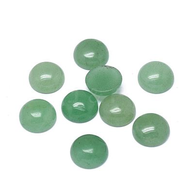 Natural Green Aventurine Cabochons X-G-G788-C-04-1