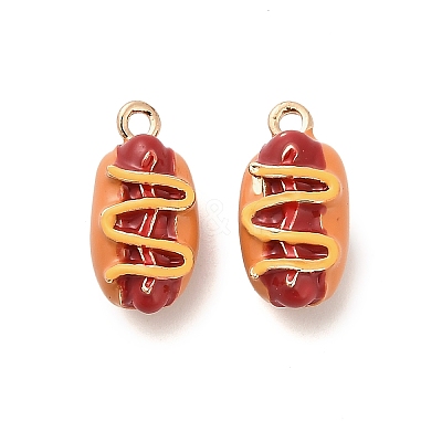 Alloy Enamel Pendants PALLOY-R155-01G-07-1