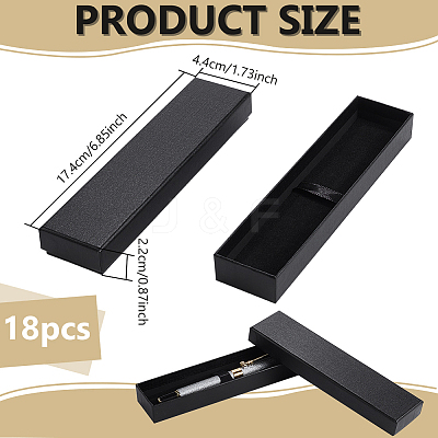 Cardboard Pen Package Boxes CON-WH0086-108-1