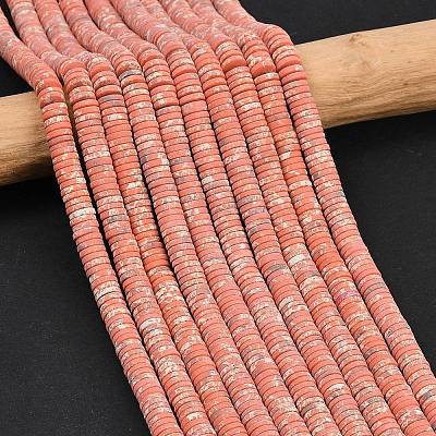 Dyed Synthetic Imperial Jasper Beads Strands G-A272-C06-03-1