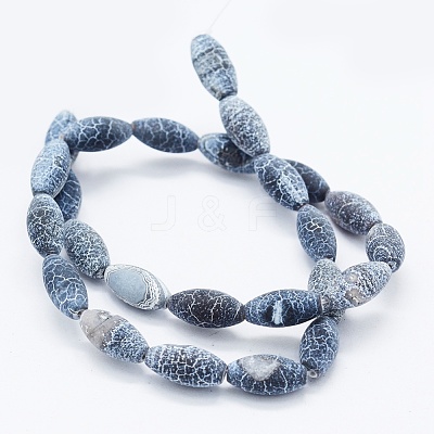 Natural Weathered Agate Beads Strands X-G-K261-08A-1