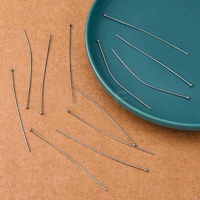 Tarnish Resistant 304 Stainless Steel Ball Head Pins STAS-K146-045-0.7x70mm-1