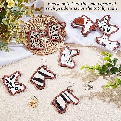 DIY Horse Head Earring Making Kit DIY-OC0009-81-1