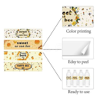 1 Bag Self-Adhesive Plastic Labels Stickers DIY-CN0002-09A-1