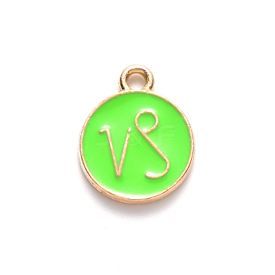 Alloy Enamel Pendants LS-X-ENAM-S124-01A-06E-1