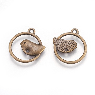 Alloy Pendants X-EA9508Y-AB-1