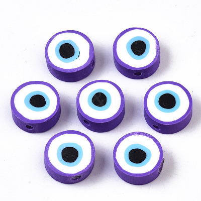 Handmade Polymer Clay Beads CLAY-ZX006-07H-1