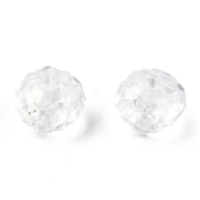 Transparent AS Plastic Beads TACR-T019-007B-01-1