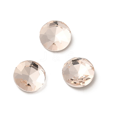Glass Rhinestone Cabochons RGLA-P037-10B-D261-1