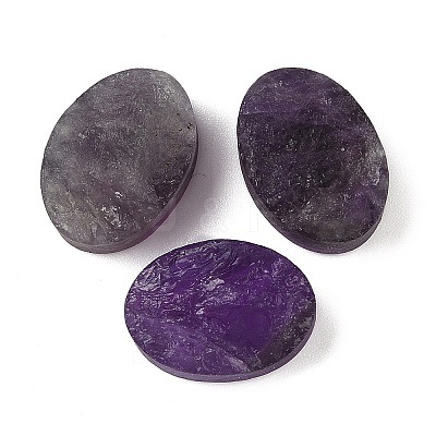 Natural Amethyst Cabochons G-K338-38A-01-1