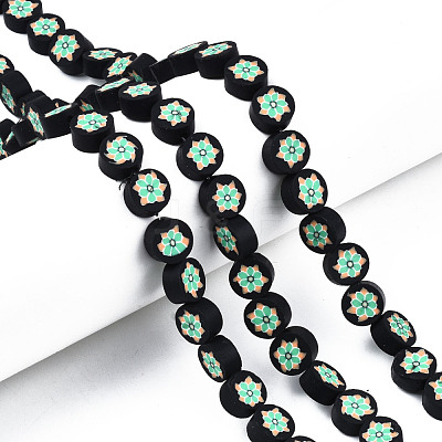Handmade Polymer Clay Beads Strands CLAY-T020-08A-1