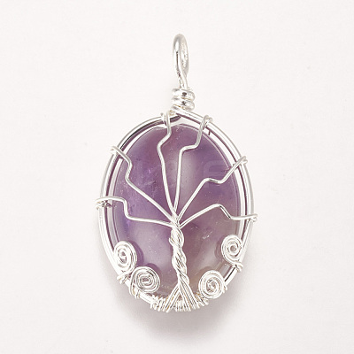Natural & Synthetic Mixed Stone Pendants G-I205-A-S-1