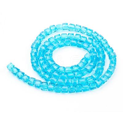 Glass Bead Strands GLAA-R041-4x4mm-M-1