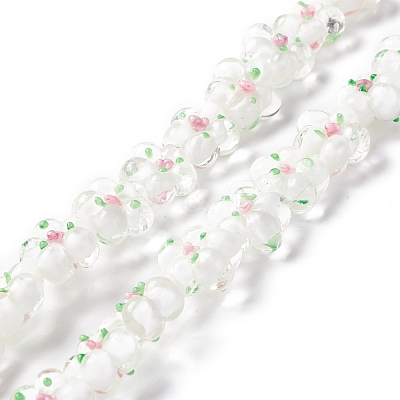 Handmade Lampwork Beads Strands LAMP-D015-08K-1
