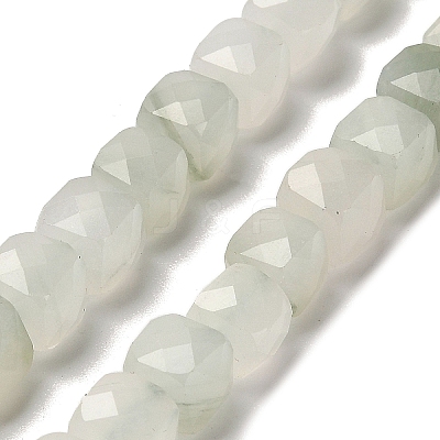 Natural Tianshan Cui Quartzite Beads Strands G-H078-C12-01-1