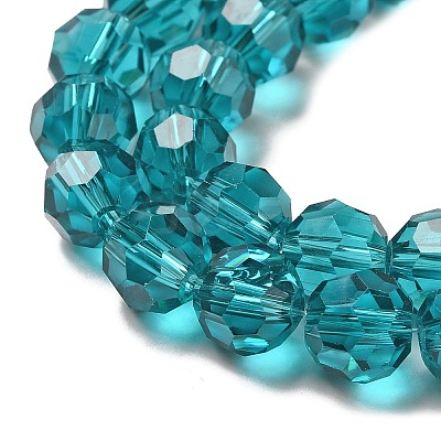 Transparent Glass Beads LS-EGLA-A035-T8mm-D12-1