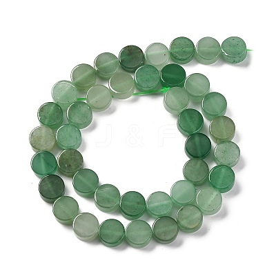 Natural Green Aventurine Beads Strands G-C159-B09-01-1