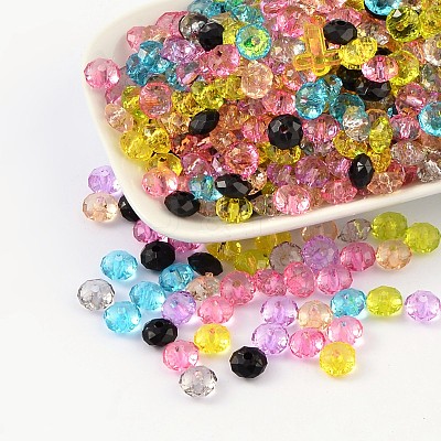 Transparent Acrylic Beads PL408Y-1