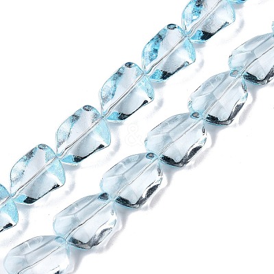 Electroplate Glass Beads Strands EGLA-N012-05D-1
