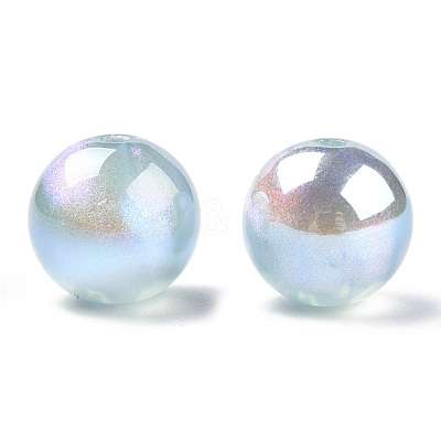 ABS Plastic Imitation Pearl Beads PACR-N013-01B-01-1