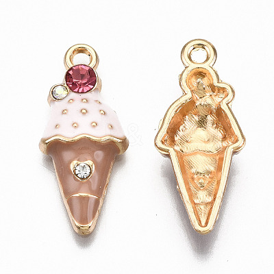 Alloy Enamel Pendants X-ENAM-S126-004A-RS-1